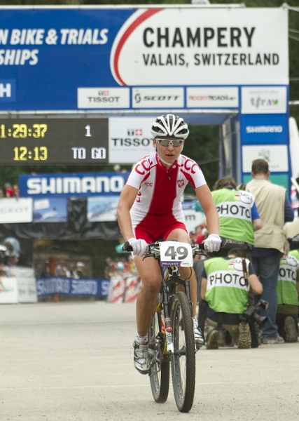 Maja Włoszczowska została wicemistrzynią świata MTB 2011 w Champery!