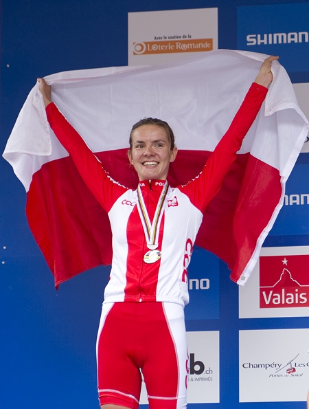 Maja Włoszczowska została wicemistrzynią świata MTB 2011 w Champery!