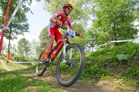 Wyścig elity mężczyzn podczas Mistrzostw Europy MTB - Dohnany