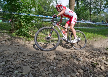 Wyścig elity mężczyzn podczas Mistrzostw Europy MTB - Dohnany