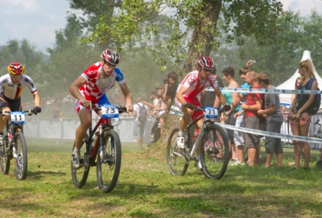 Wyścig elity mężczyzn podczas Mistrzostw Europy MTB - Dohnany