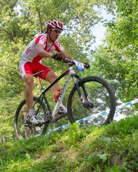 Wyścig elity mężczyzn podczas Mistrzostw Europy MTB - Dohnany