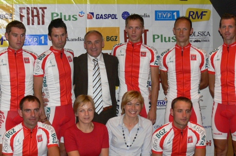 Ośmiu reprezentantów Polski wystąpi jako Polska-BGŻ w 65. Tour